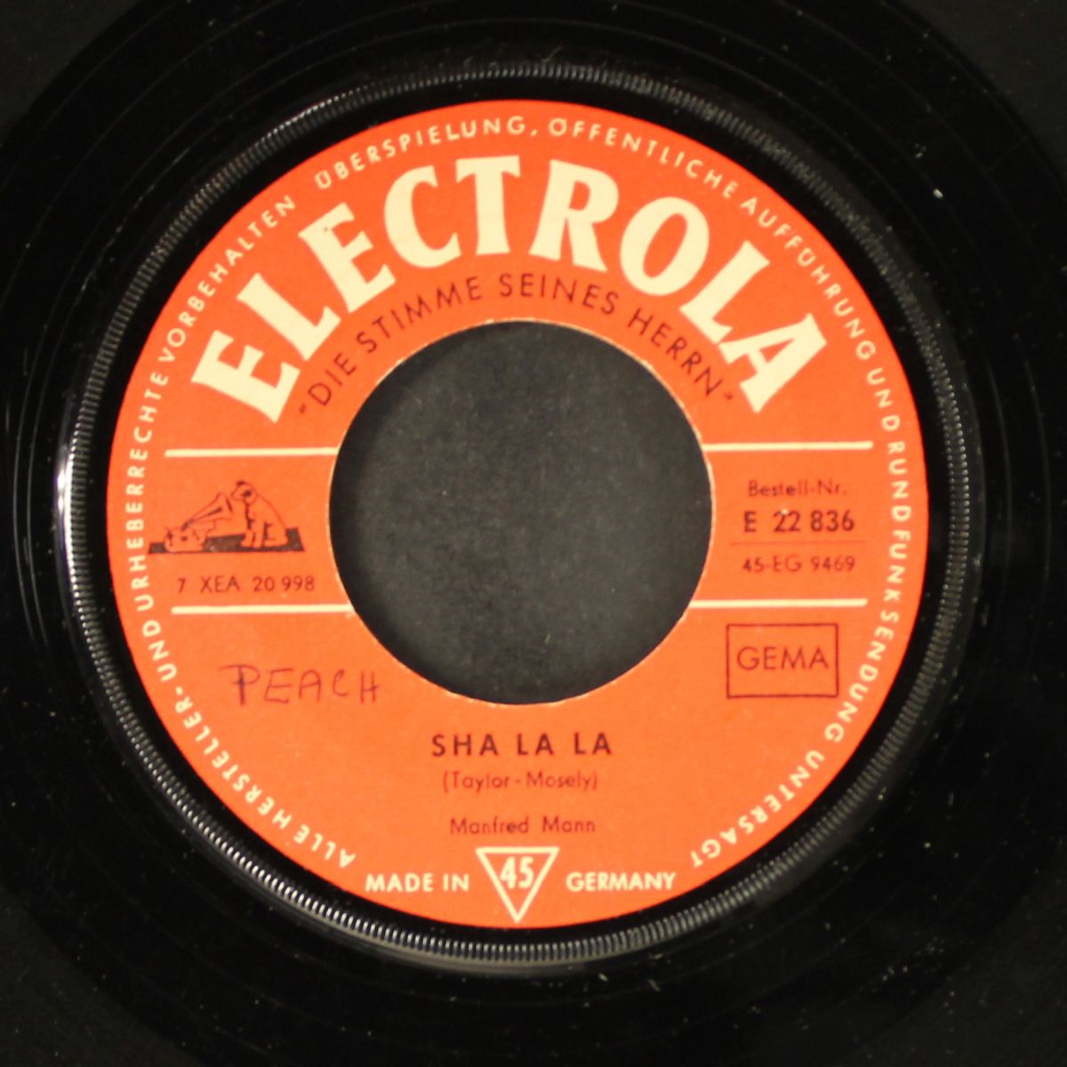 sha la la / john hardy by MANFRED MANN