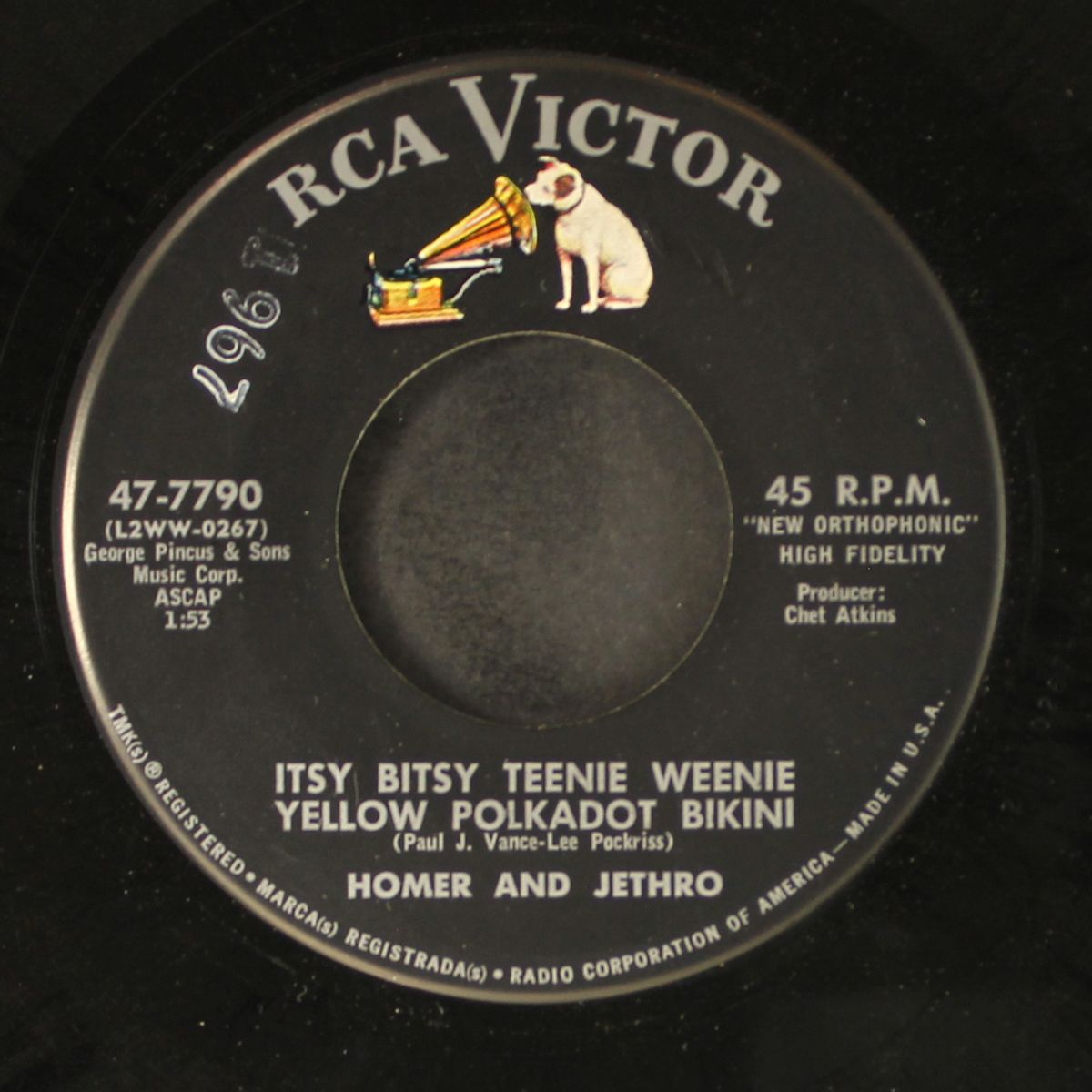 please help me, i'm falling / itsy bitsy teenie weenie yellow polkadot by HOMER & JETHRO