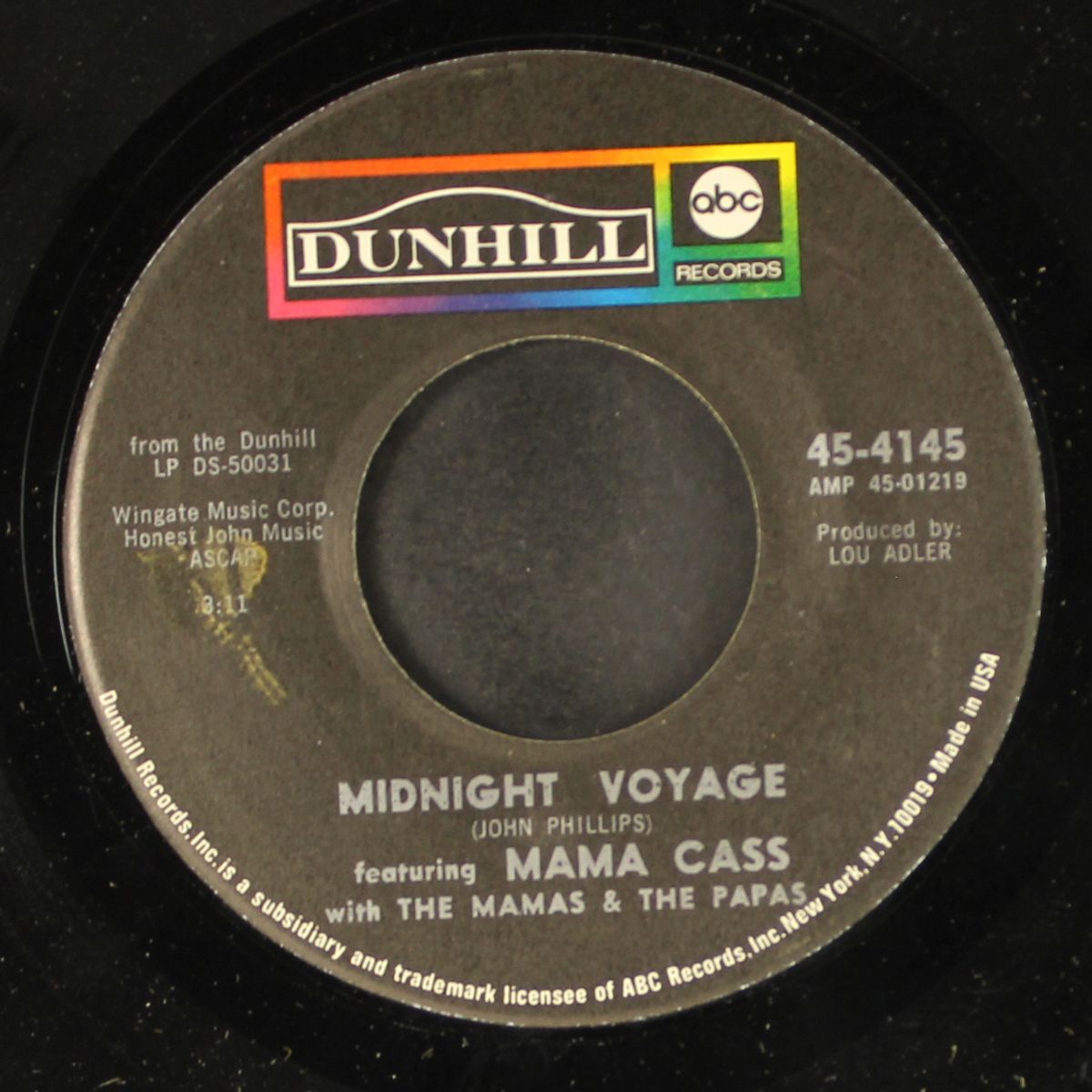 dream a little dream of me / midnight voyage by MAMA CASS W/ MAMAS & PAPAS