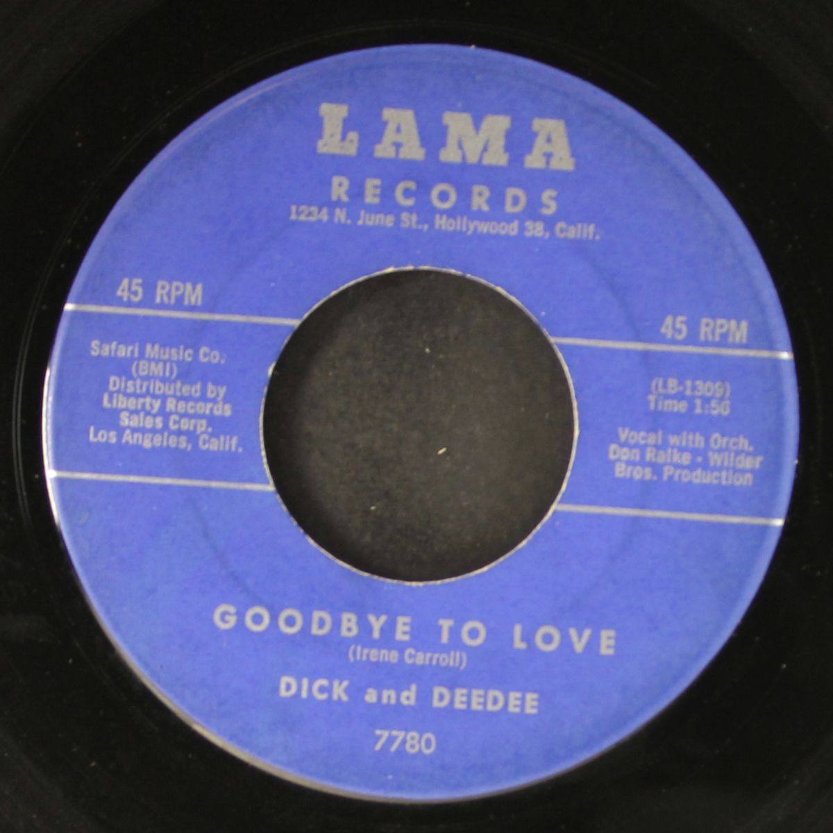 goodbye to love / swing low by DICK & DEEDEE
