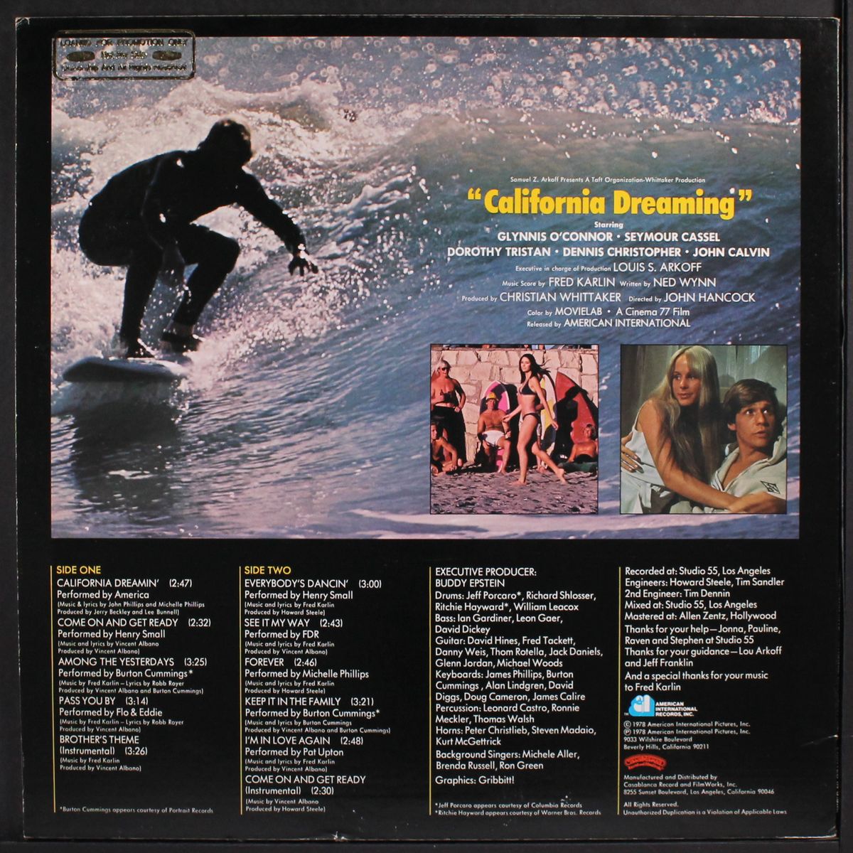 california dreaming by SOUNDTRACK