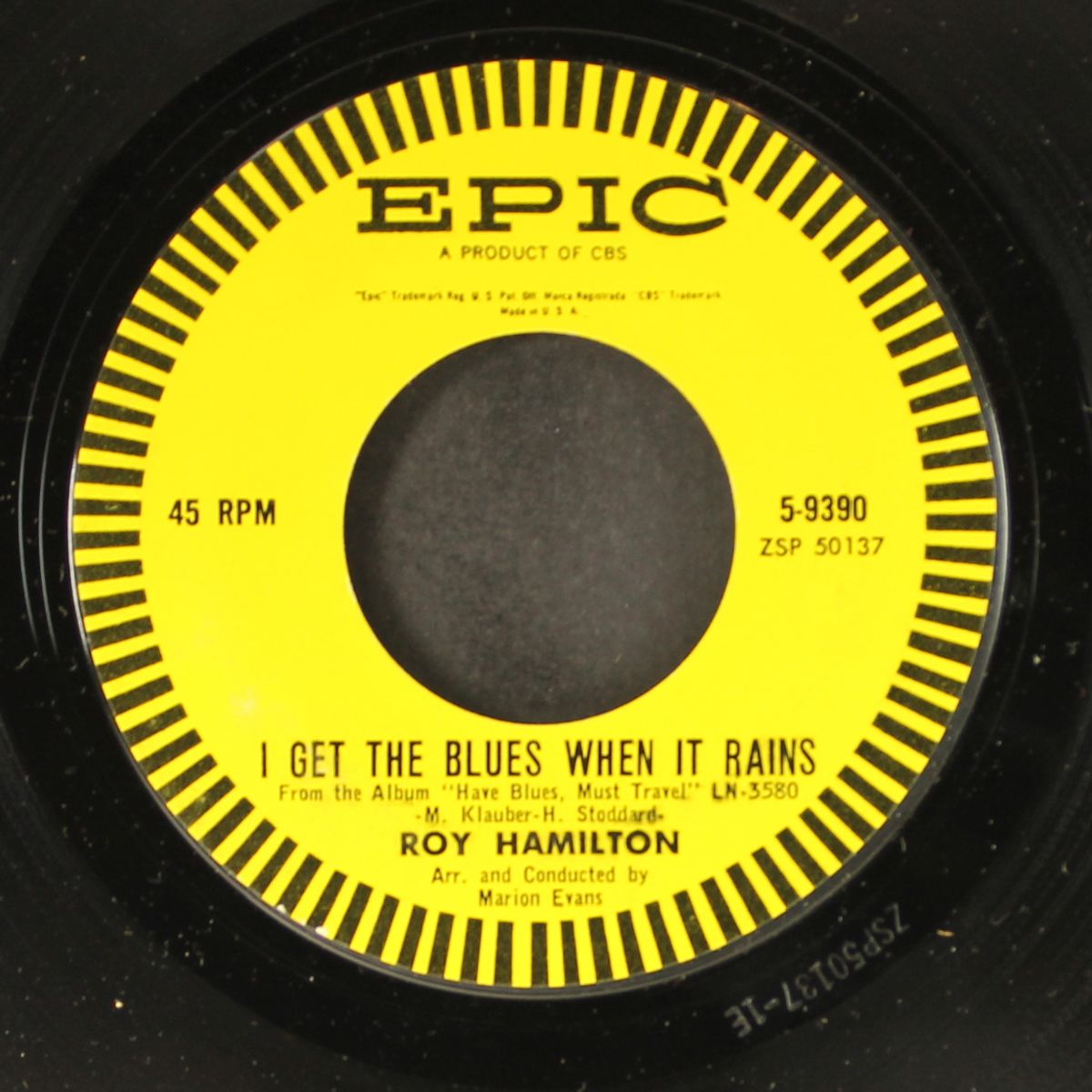 the clock / i get the blues when it rains by ROY HAMILTON