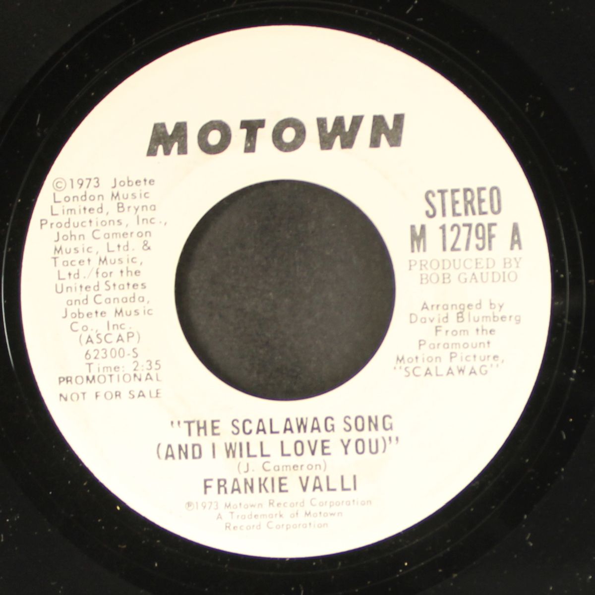 the scalawag song (and i will love you) / mono by FRANKIE VALLI
