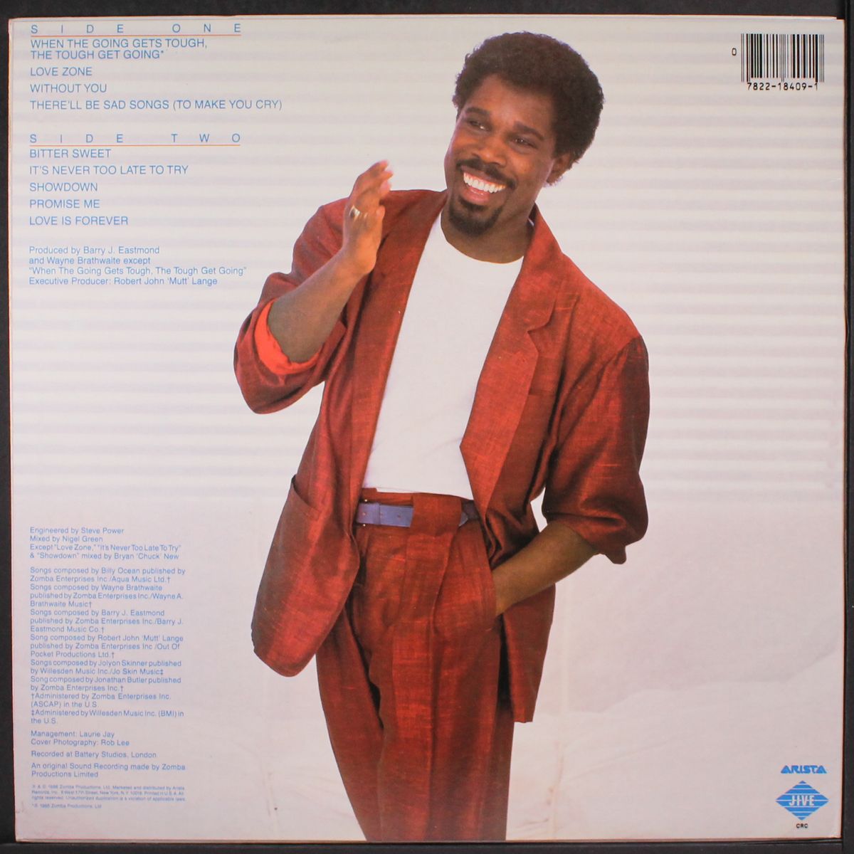 love zone by BILLY OCEAN