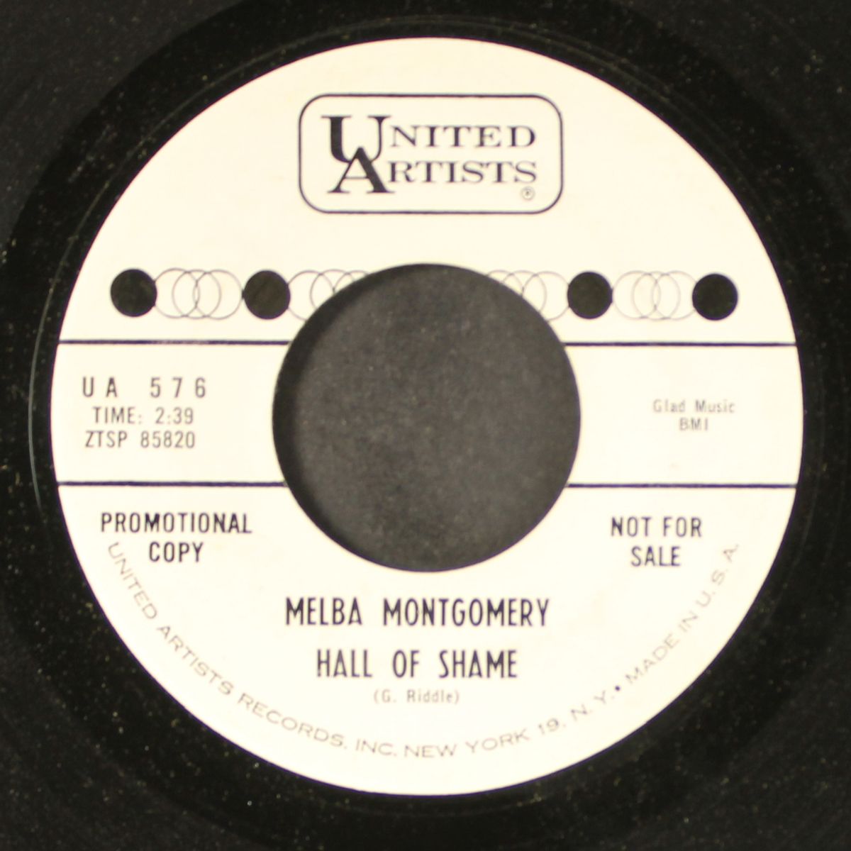 hall of shame / what's bad for you is good for me by MELBA MONTGOMERY