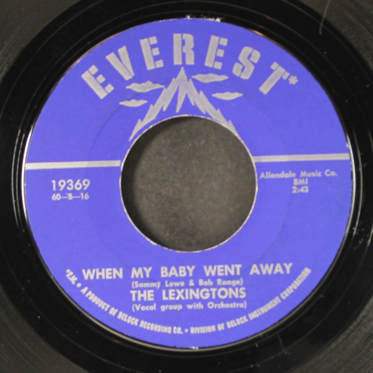 i found my baby / when my baby went away by LEXINGTONS