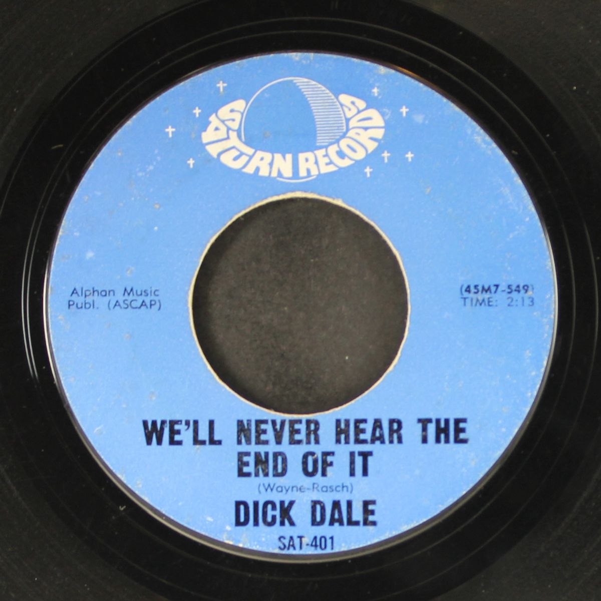we'll never hear the end of it by DICK DALE