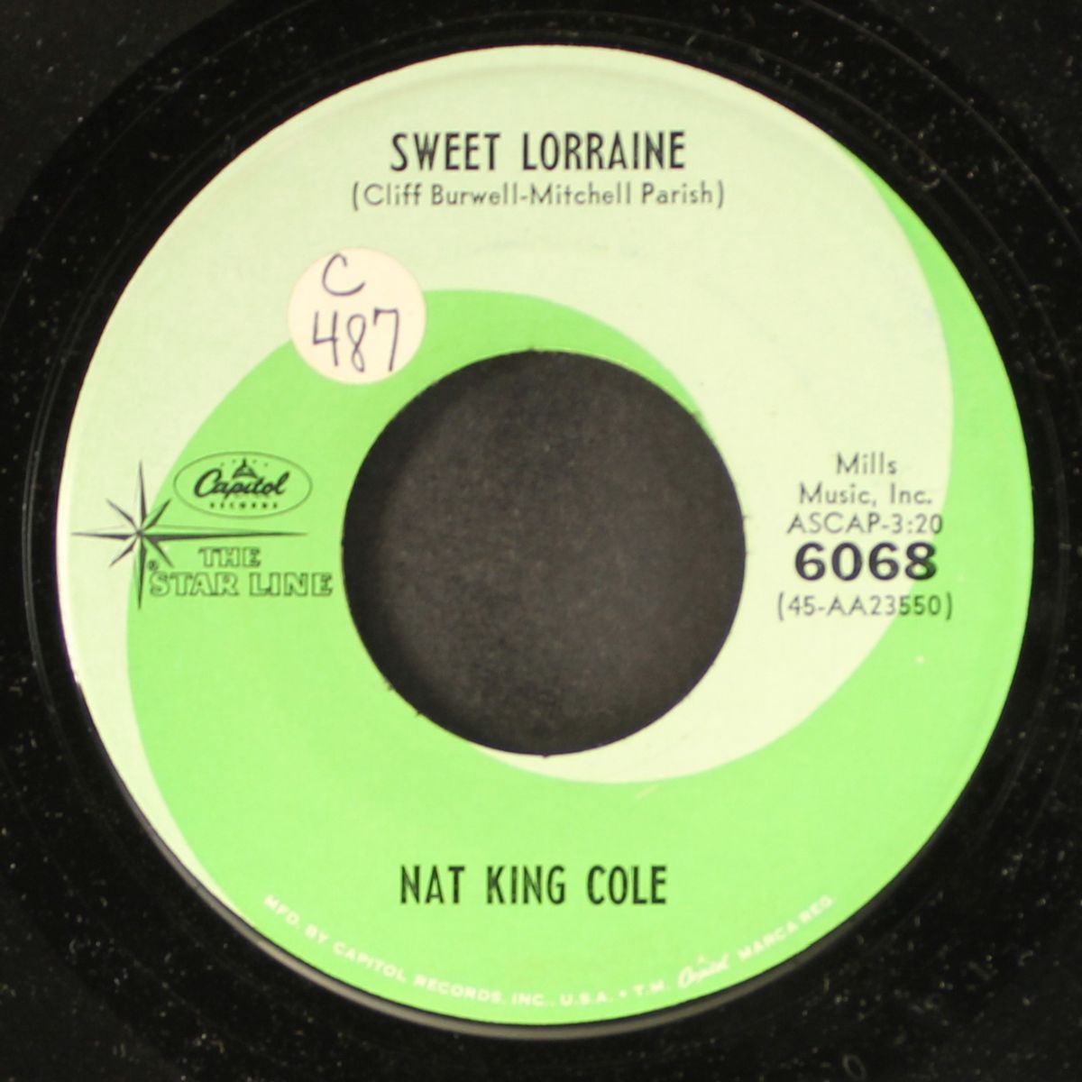 nature boy / sweet lorraine by NAT "KING" COLE