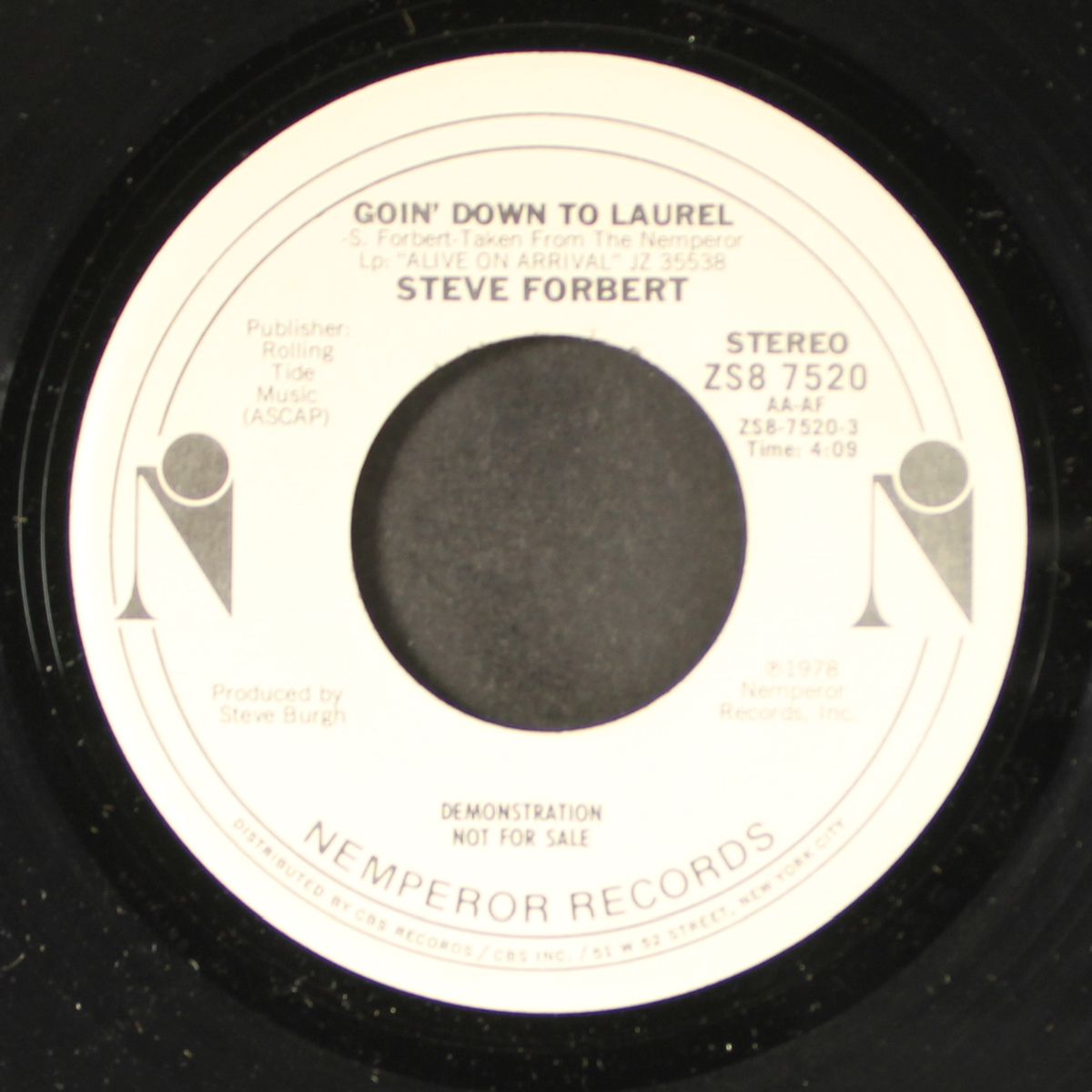 goin' down to laurel / mono by STEVE FORBERT