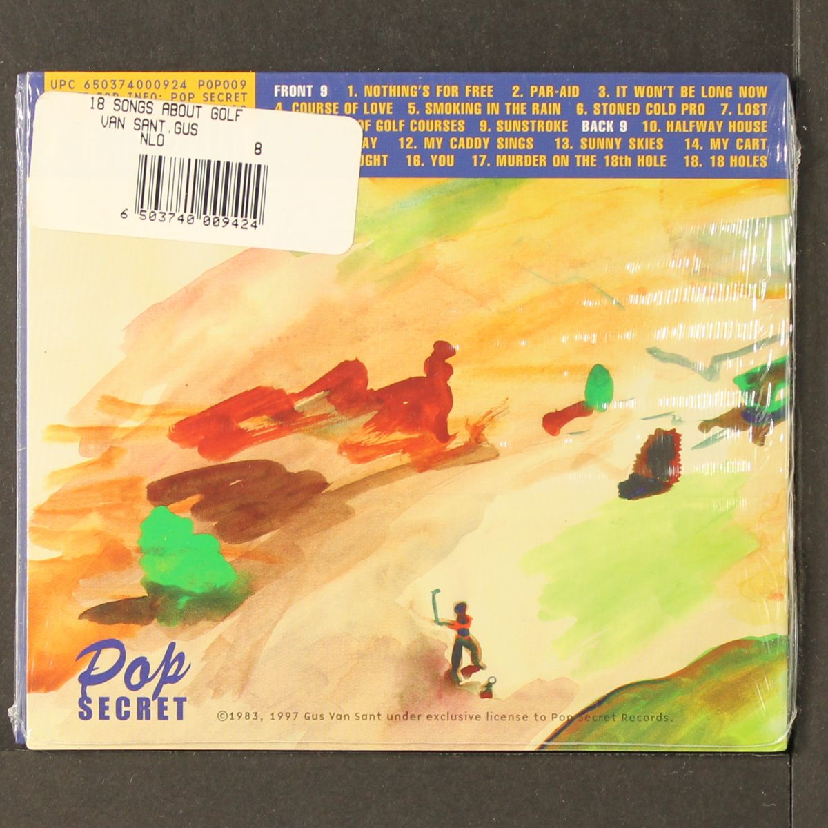 18 songs about golf by GUS VAN SANT