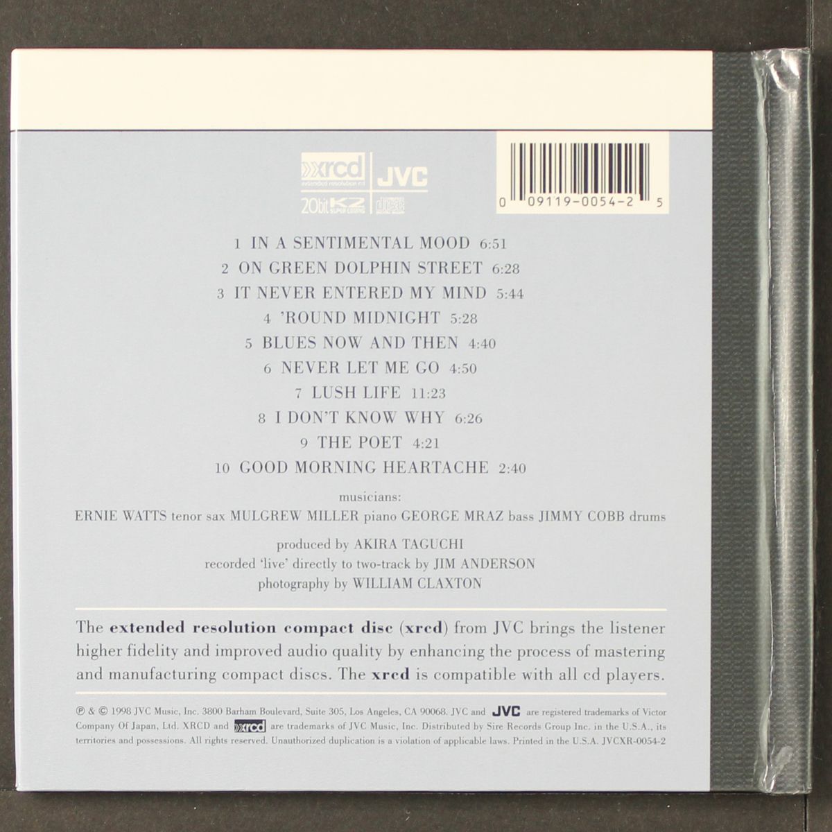 classic moods by ERNIE WATTS
