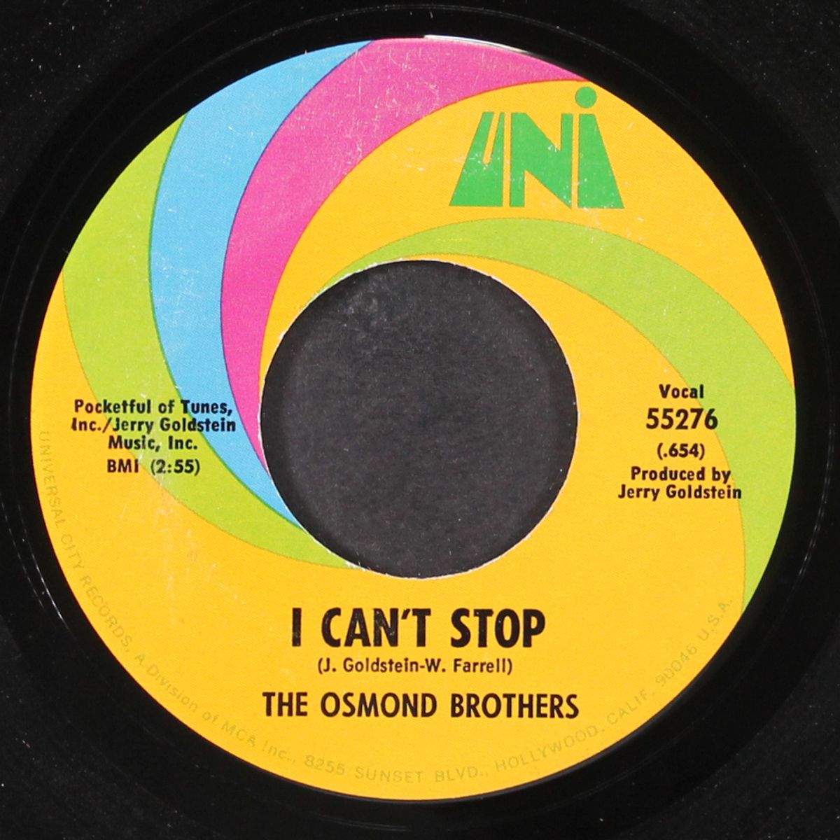 i can't stop / flower music by OSMOND BROTHERS