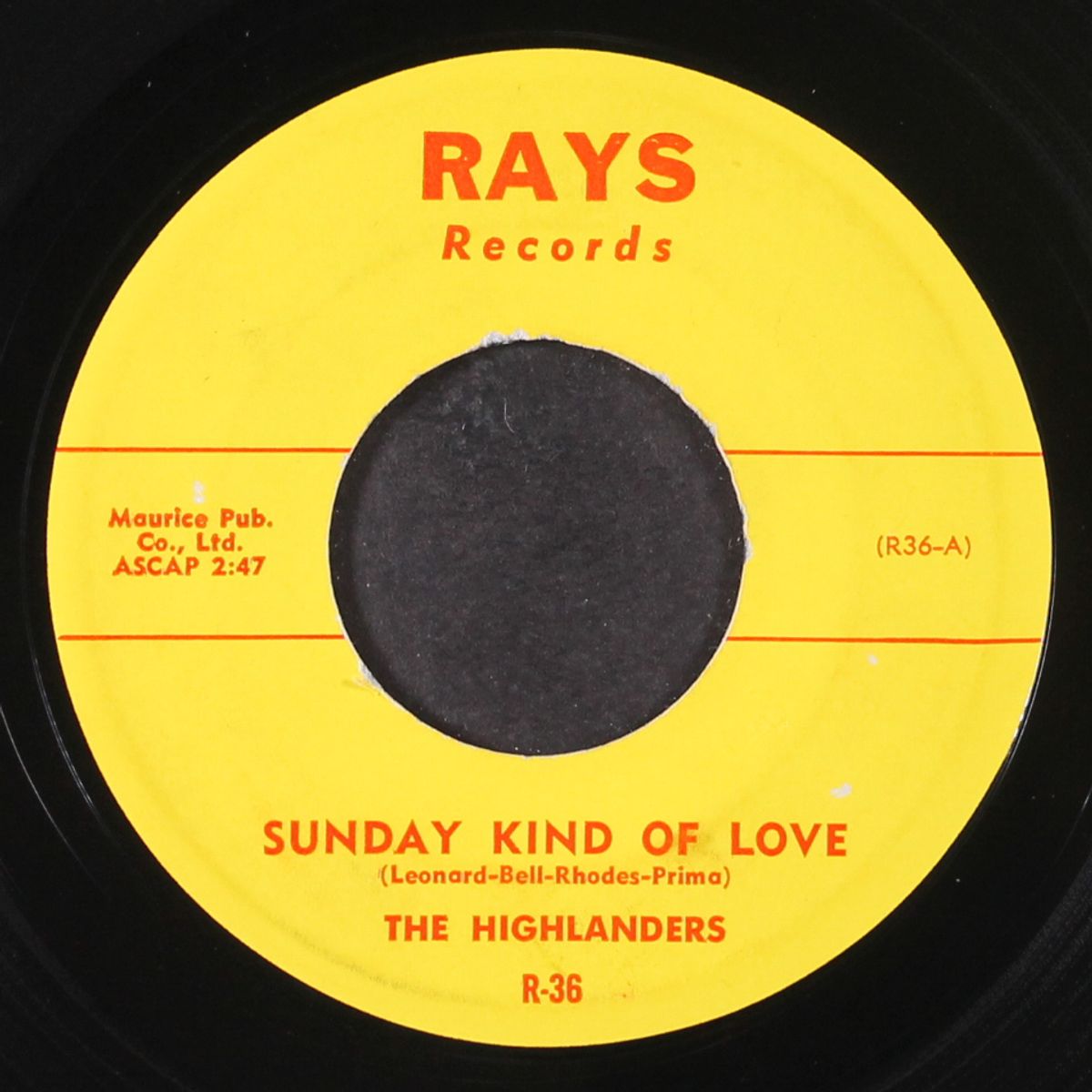 sunday kind of love / beg and steal by HIGHLANDERS