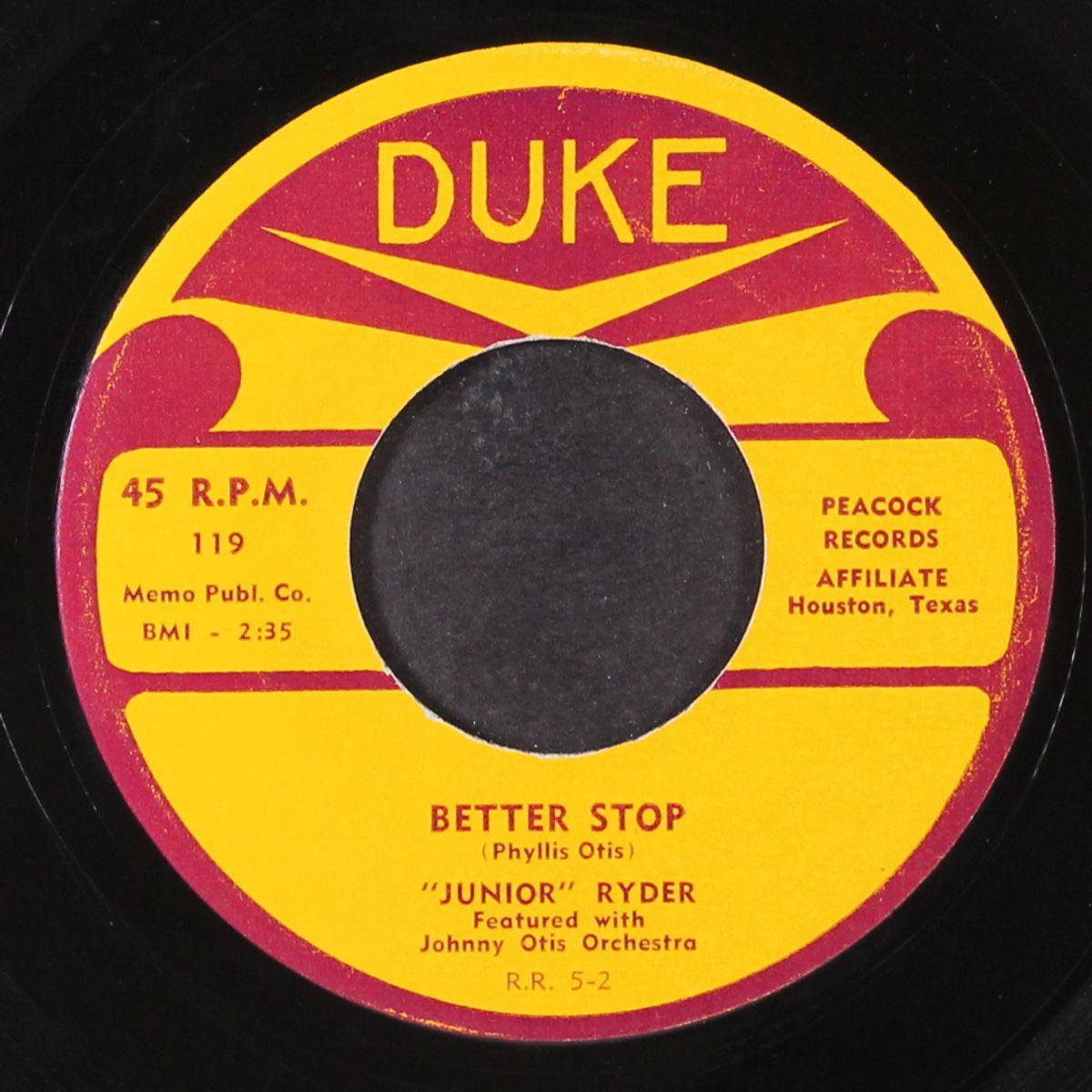 sad story / better stop by JUNIOR RYDER & PEACOCKS