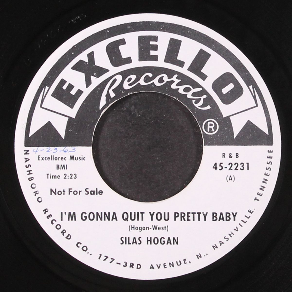 i'm gonna quit you pretty baby / airport blues by SILAS HOGAN