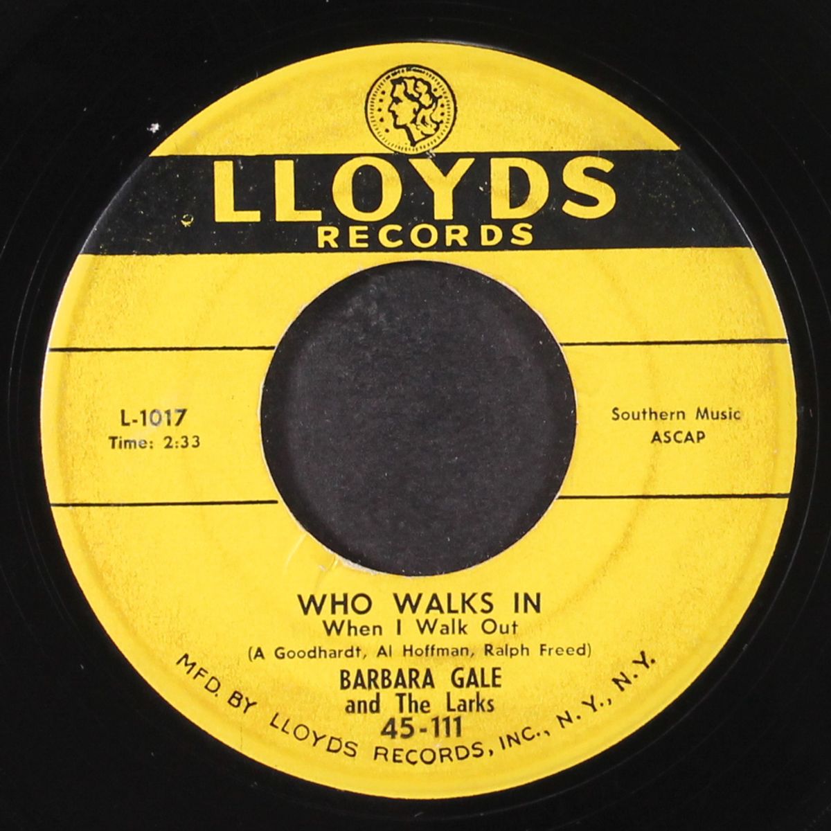 when you're near / who walks in by BARBARA GALE & LARKS