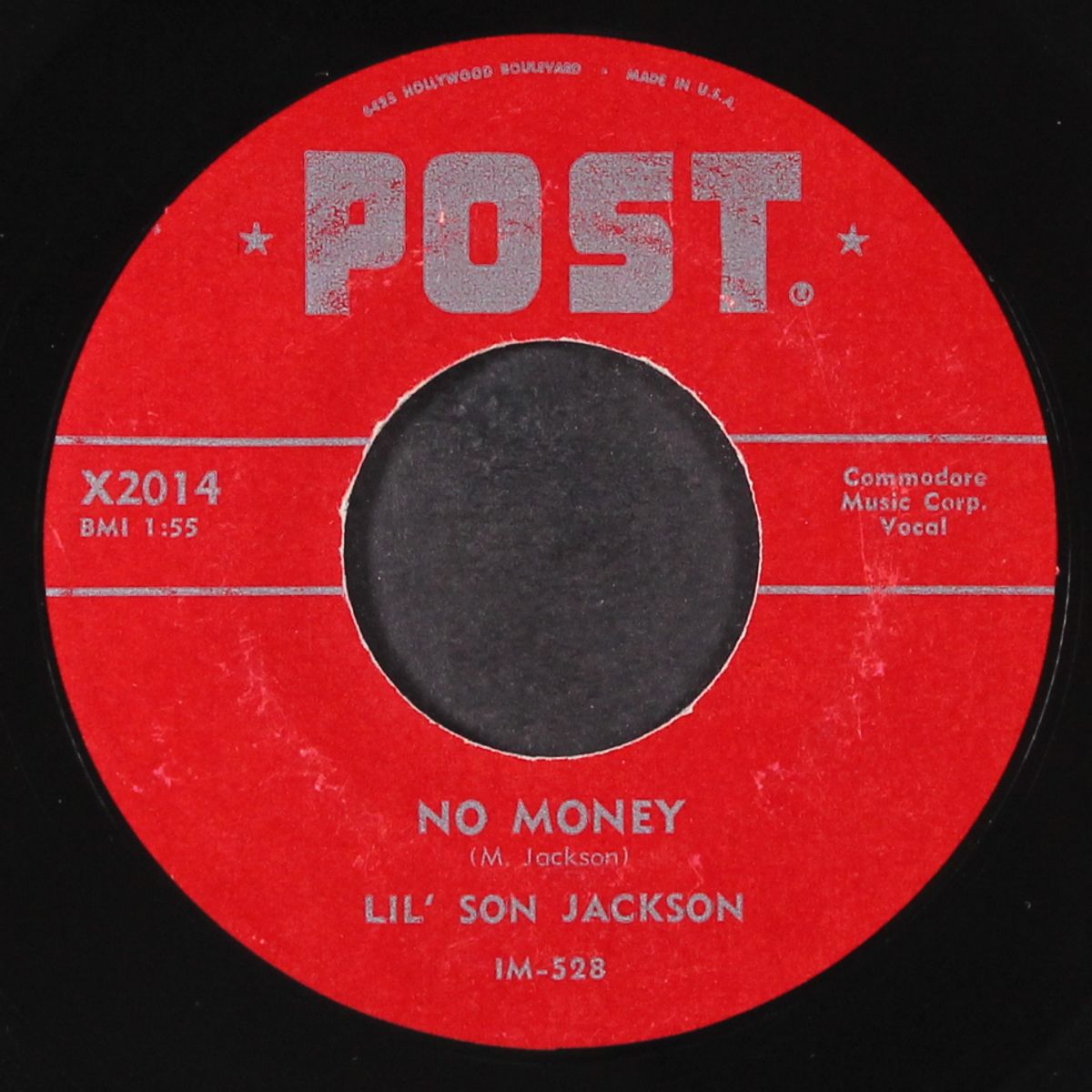 lonely blues / no money by LIL' SON JACKSON