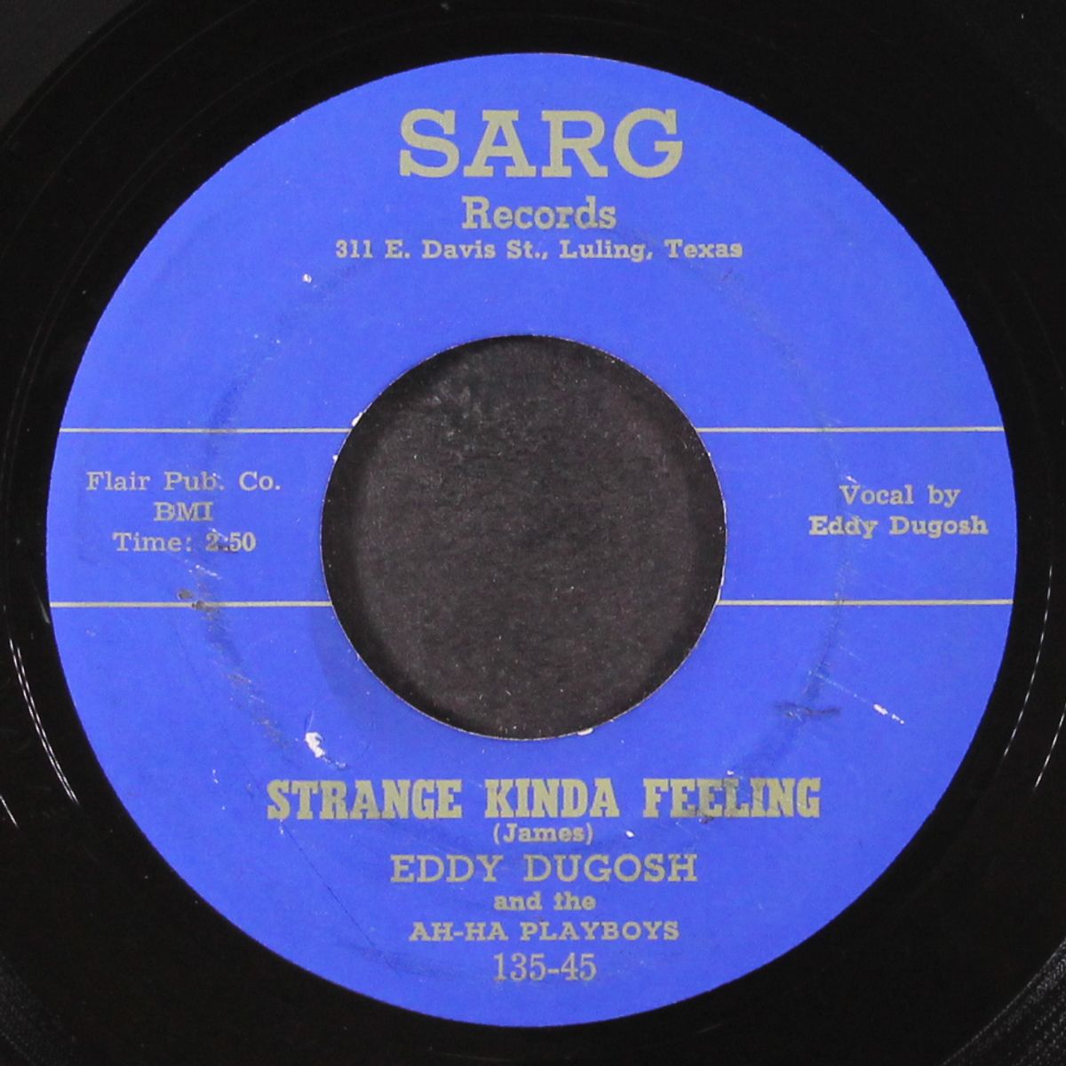 strange kinda feeling / don't you realize by EDDY DUGOSH