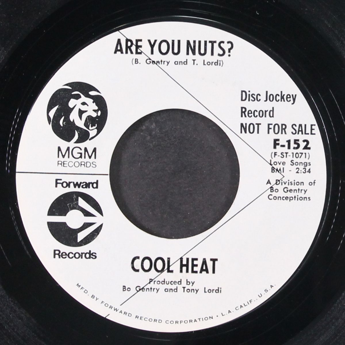 groovin' with mr. bloe / are you nuts by COOL HEAT