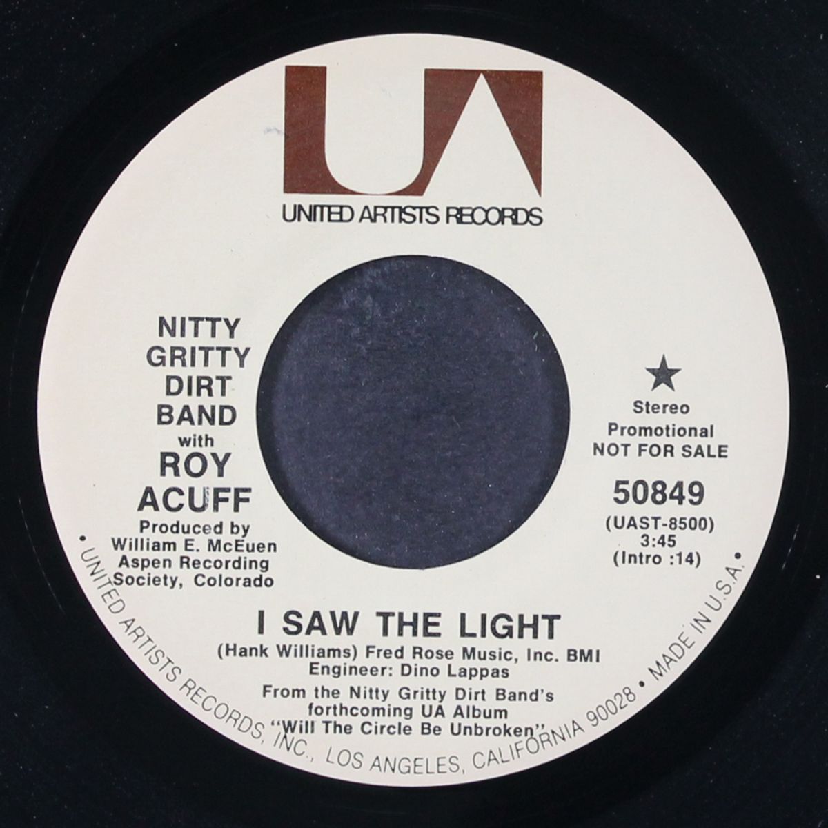 i saw the light / precious jewel by NITTY GRITTY DIRT BAND