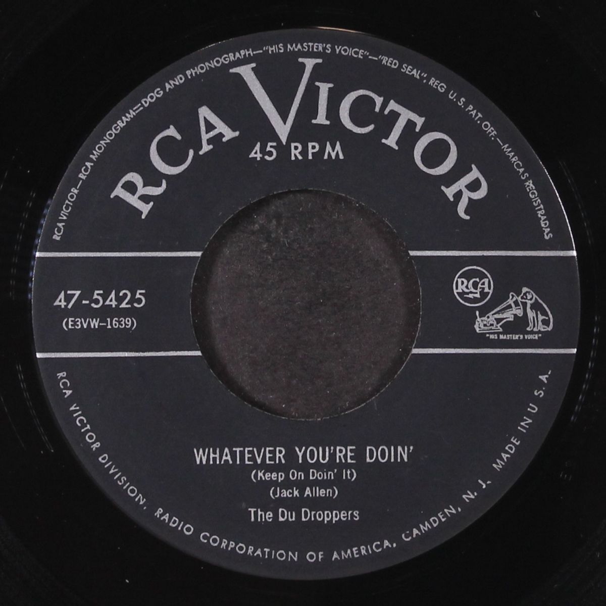 somebody work on my baby's mind / whatever you're doin' by DU DROPPERS