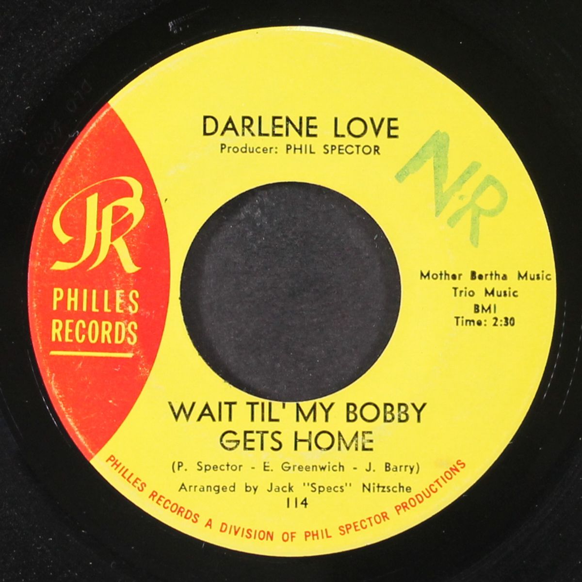 wait til my bobby gets home / take it from me by DARLENE LOVE