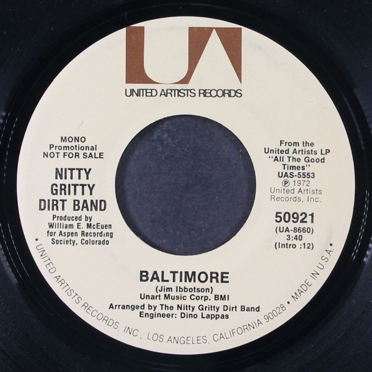 baltimore by NITTY GRITTY DIRT BAND