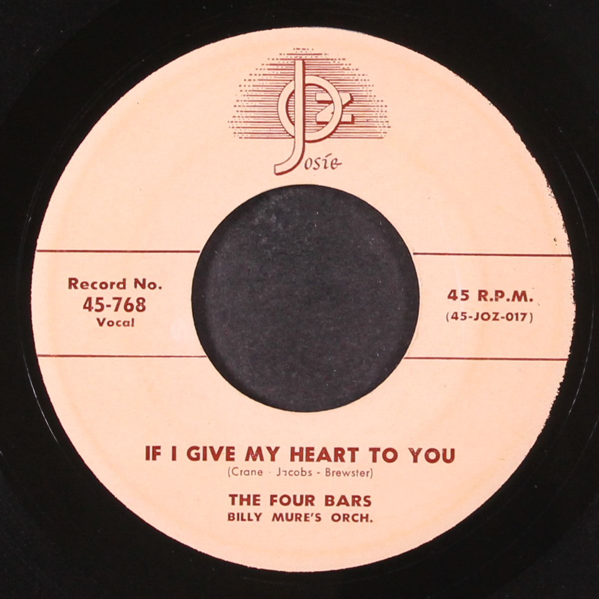 if i give my heart to you / stop it! quit it! by FOUR BARS
