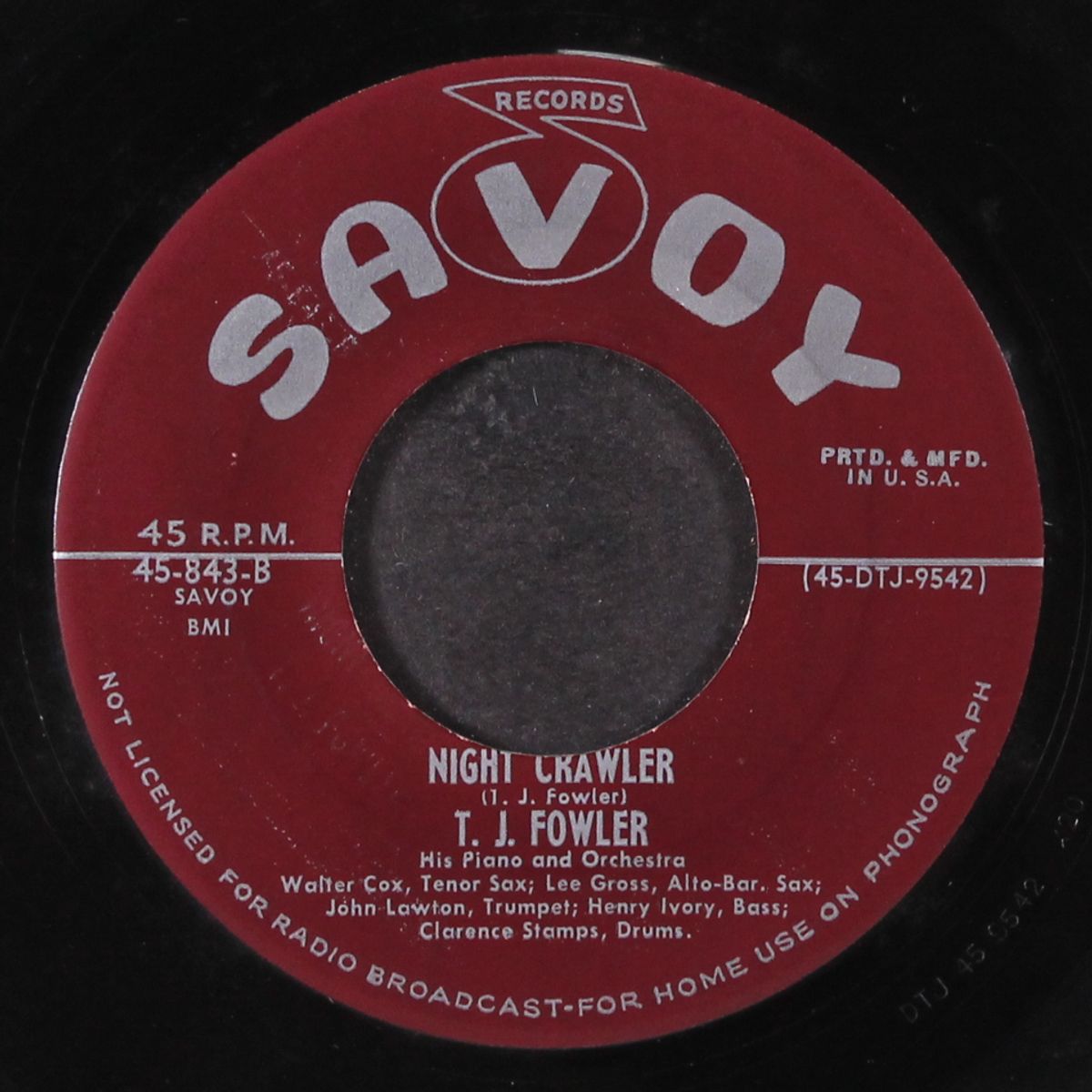 fowler's boogie / night crawler by T.J. FOWLER
