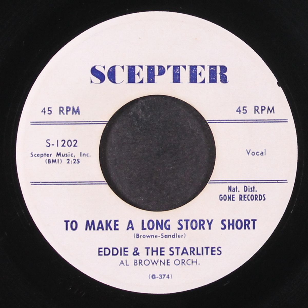 to make a long story short / pretty little girl by EDDIE & STARLITES