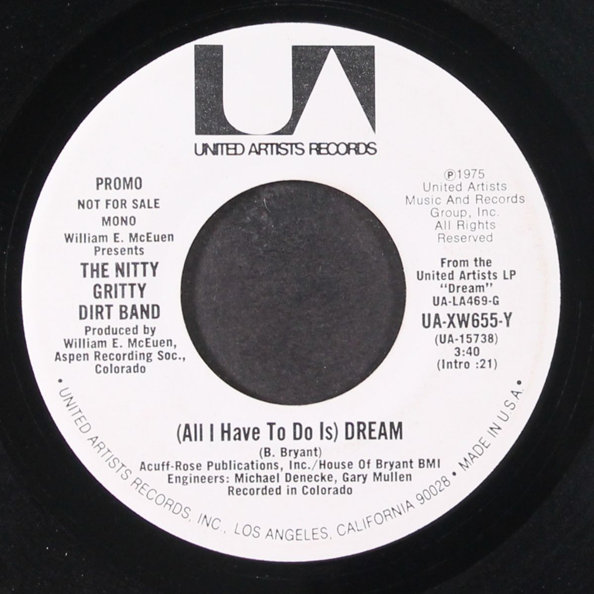 (all i have to do is) dream / mono by NITTY GRITTY DIRT BAND