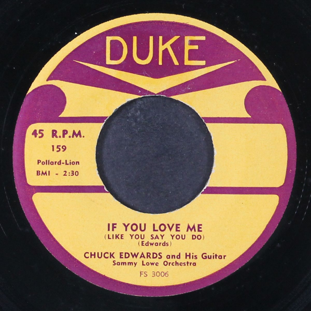 if you love me / you move me by CHUCK EDWARDS