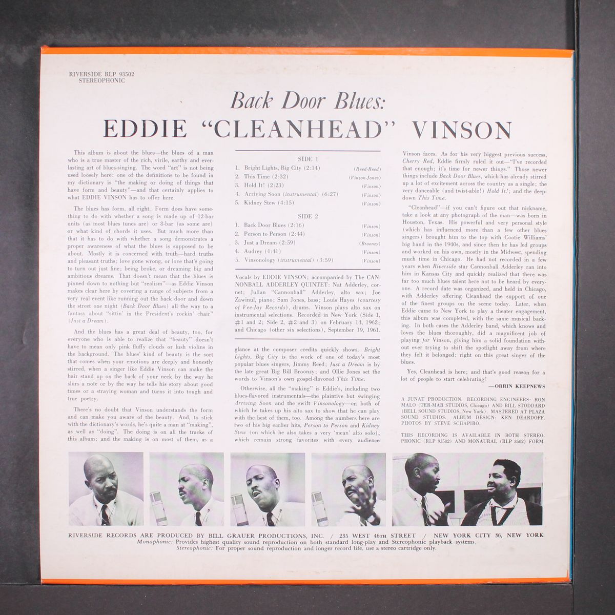 back door blues by EDDIE "CLEANHEAD" VINSON