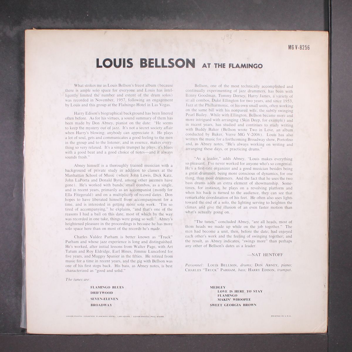 at the flamingo by LOUIS BELLSON