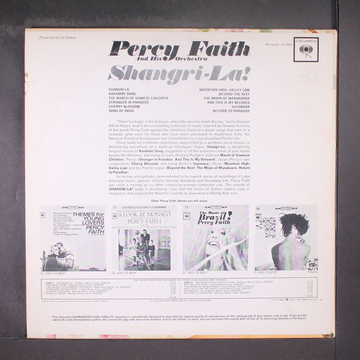 shangri-la! by PERCY FAITH