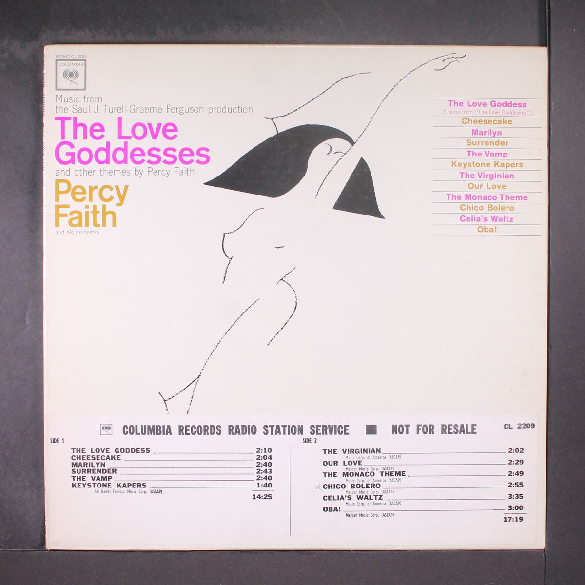 the love goddesses by PERCY FAITH