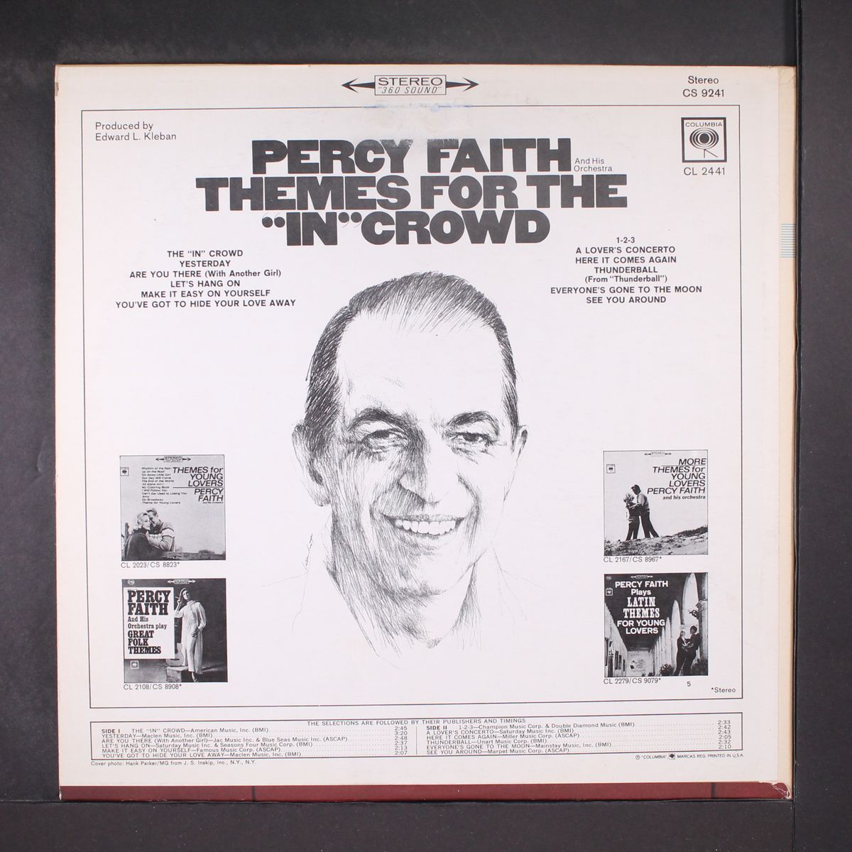 themes for the "in" crowd by PERCY FAITH