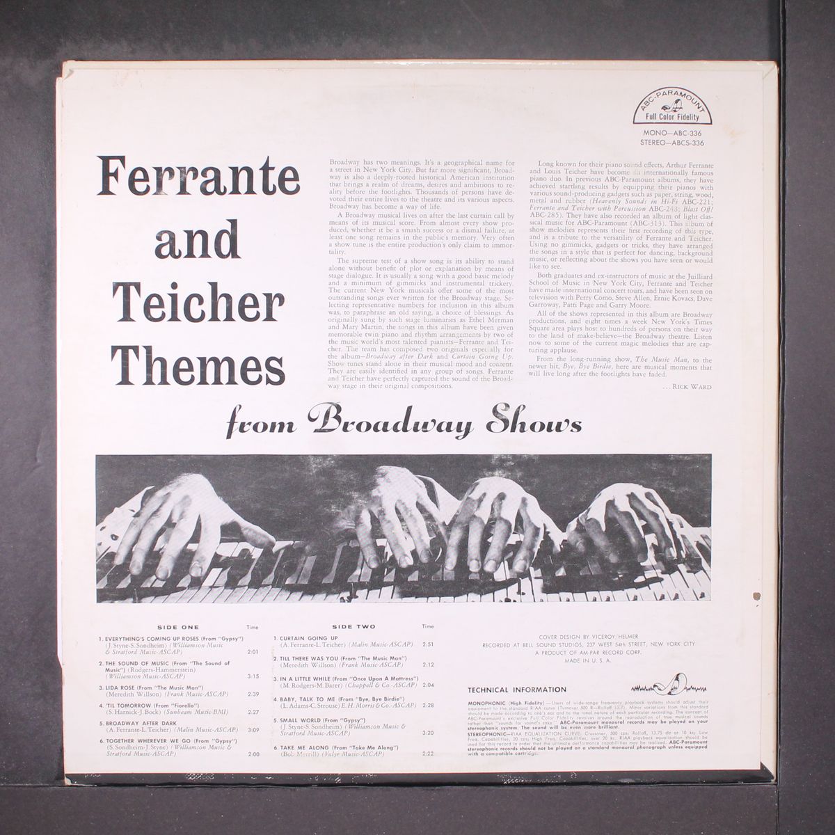 themes from broadway shows by FERRANTE & TEICHER