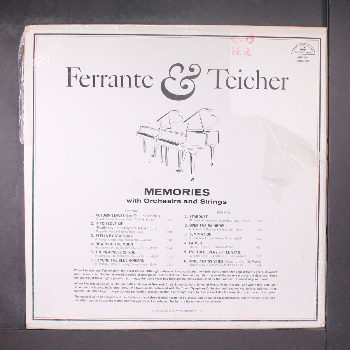 memories by FERRANTE & TEICHER