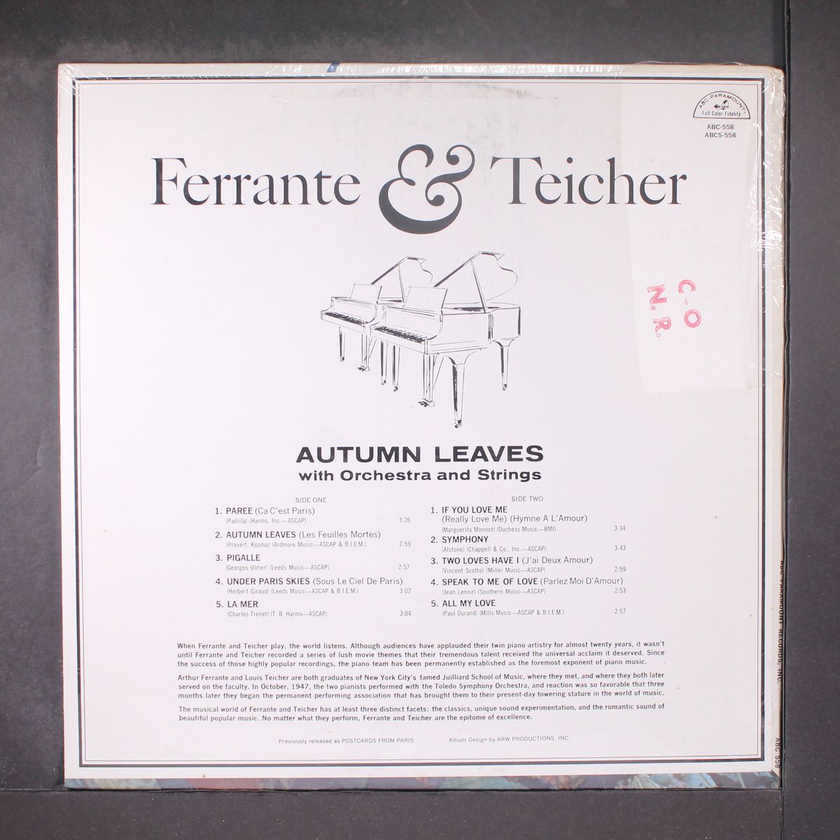 autumn leaves by FERRANTE & TEICHER