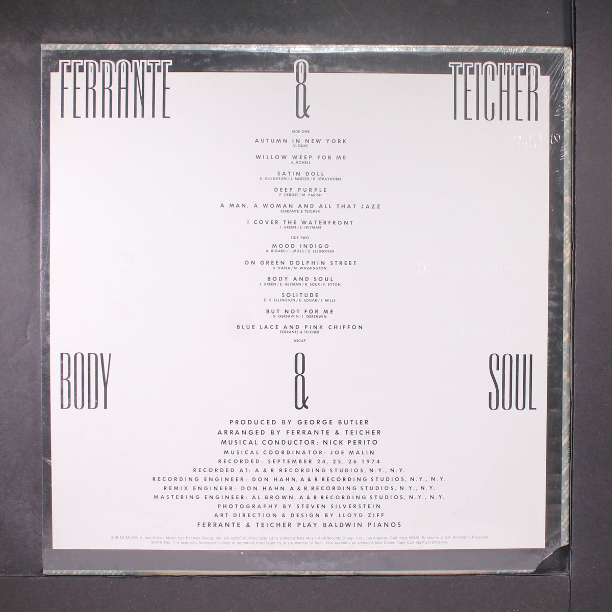 body & soul by FERRANTE & TEICHER