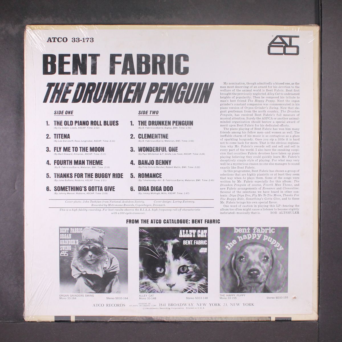 the drunken penguin by BENT FABRIC