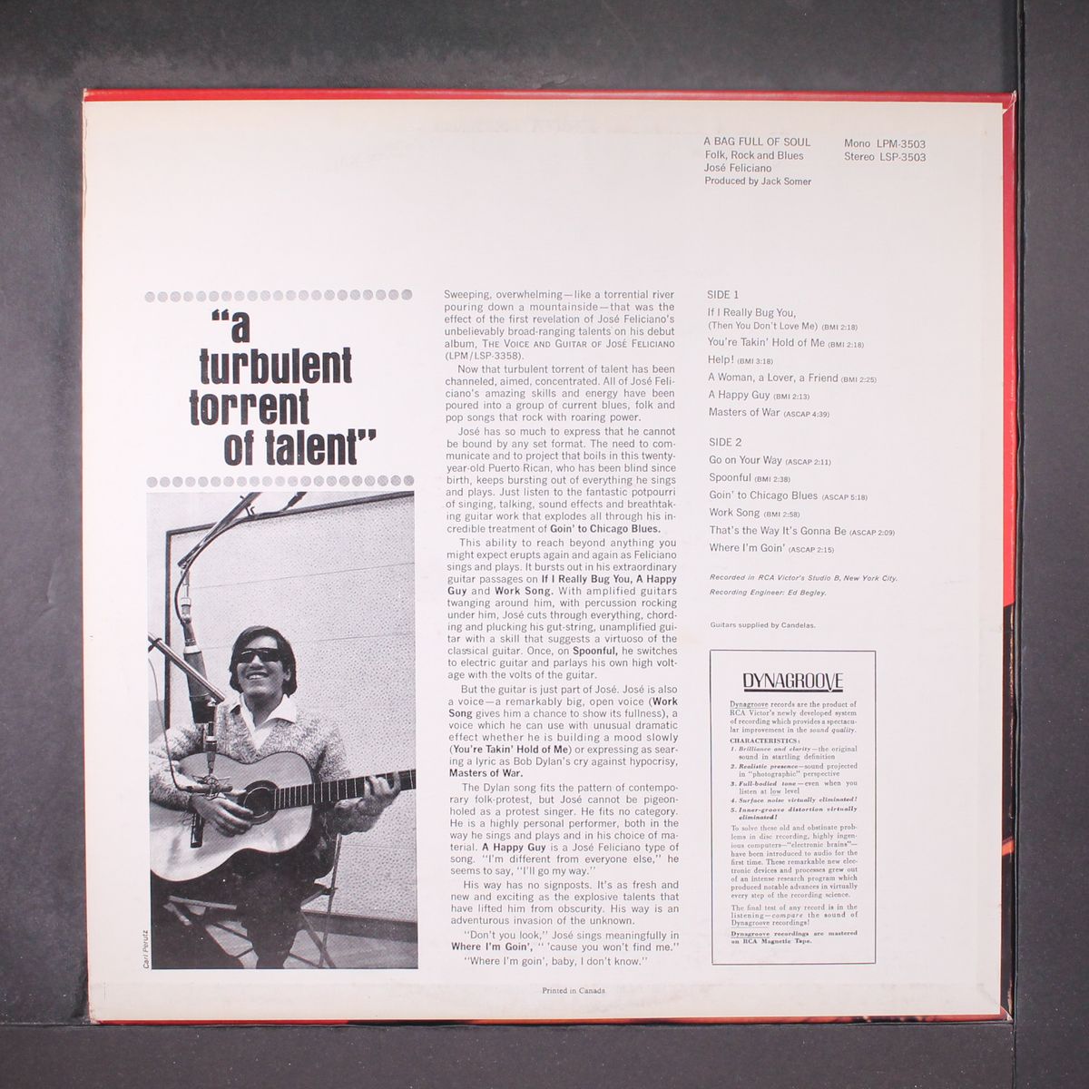 a bag full of soul by JOSE FELICIANO