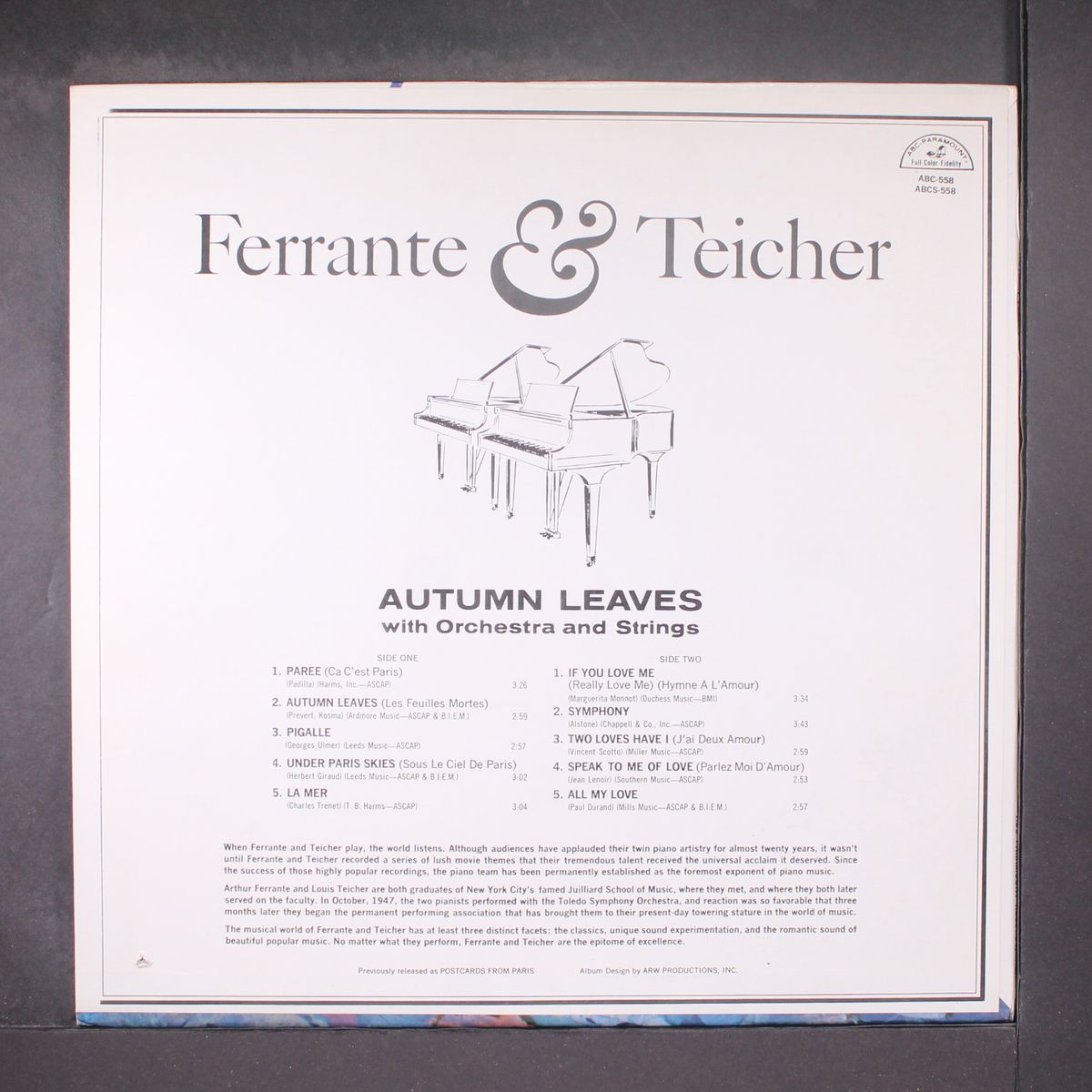 autumn leaves by FERRANTE & TEICHER