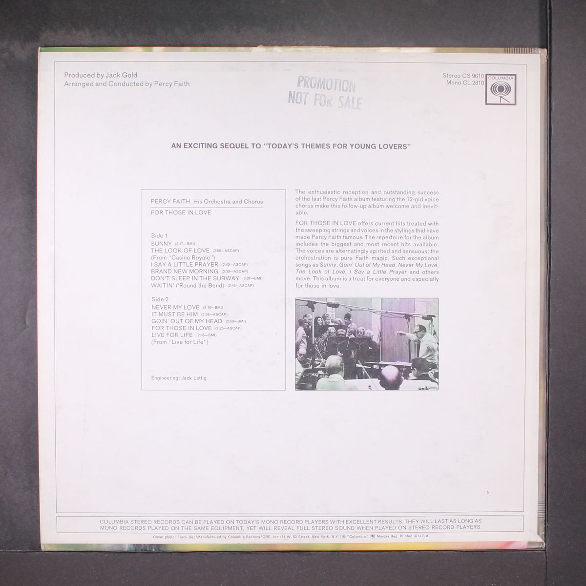 for those in love by PERCY FAITH