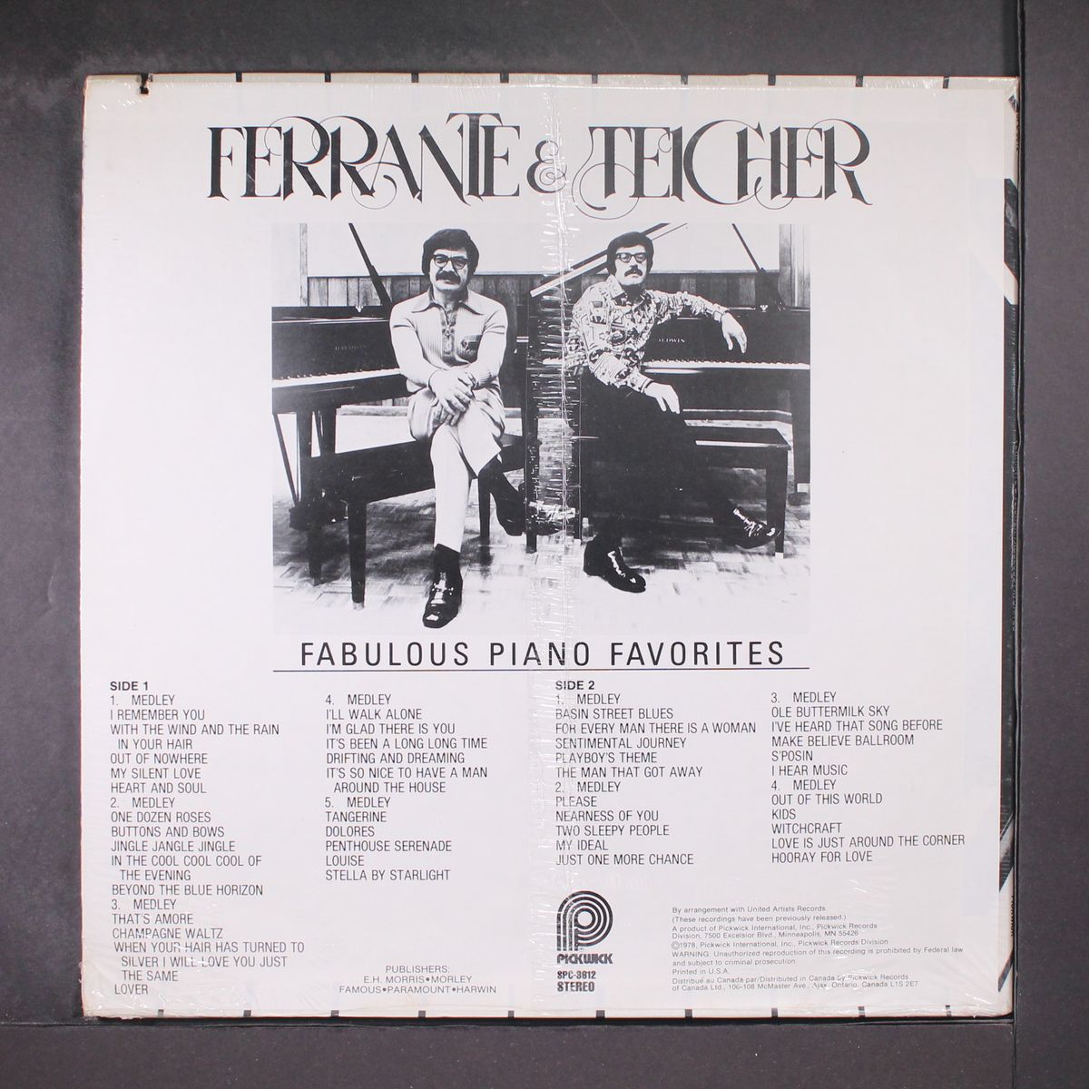 fabulous piano favorites by FERRANTE & TEICHER