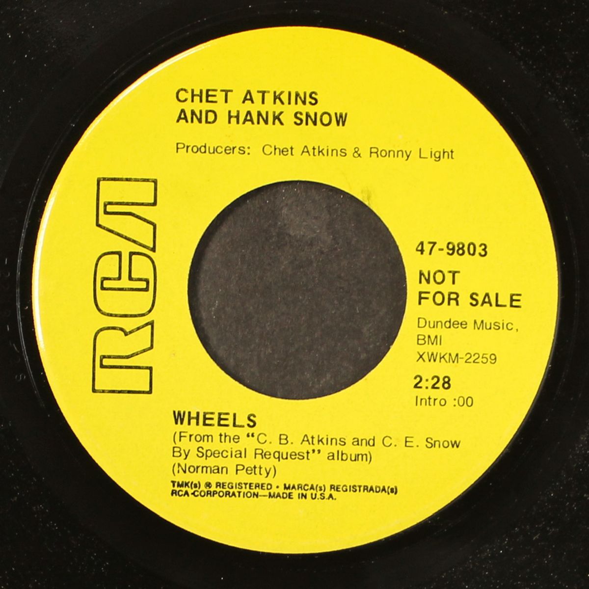 difficult / wheels by CHET ATKINS & HANK SNOW