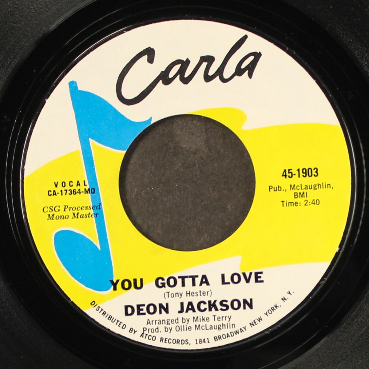 you'll wake up wiser baby / you gotta love by DEON JACKSON