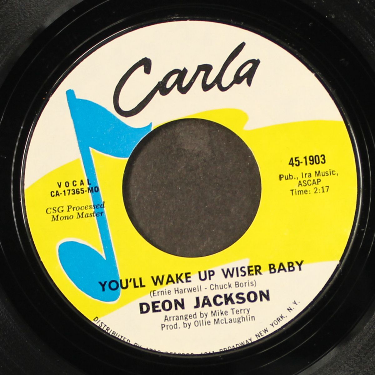 you'll wake up wiser baby / you gotta love by DEON JACKSON