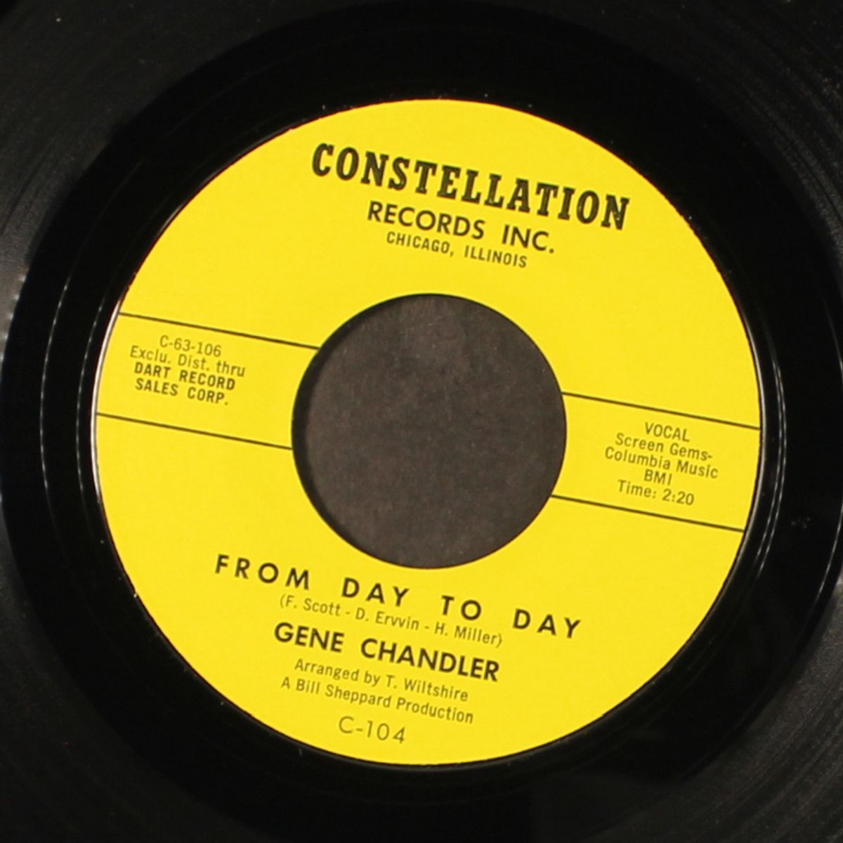 it's no good for me / from day to day by GENE CHANDLER